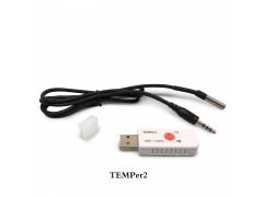 USB 雙溫電腦溫度計(jì) 檢測(cè)儀 機(jī)房環(huán)