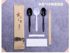 紙塑膜餐包四合一