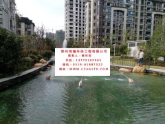 溧陽市小區景觀魚池水凈化過濾循環