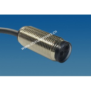 M12不銹鋼柱形光電開關 Mode 切換功能 短距離漫反射型