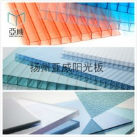 高郵廠家直銷1-12mm透明乳白抗UV隔音PC耐力板頂棚
