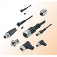艾可斯M8/M12圓形連接器  標簽：傳感器連接器