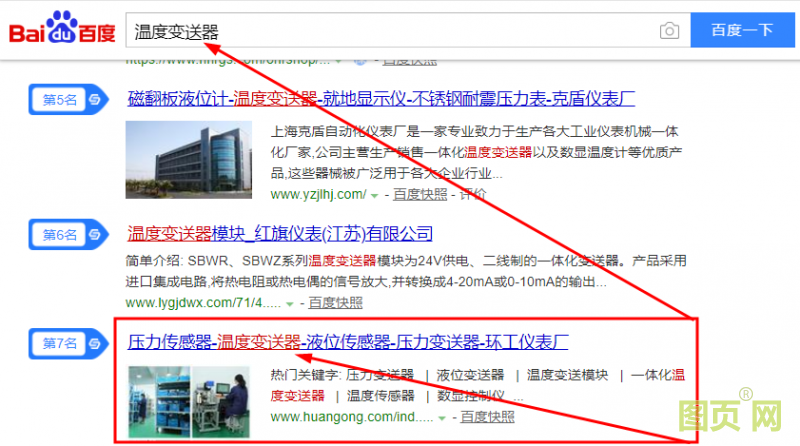 環(huán)工儀表-溫度變送器-網(wǎng)站優(yōu)化案例