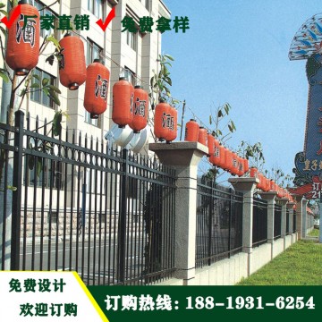 珠海小區熱鍍鋅方管護欄 鋅鋼柵欄廠