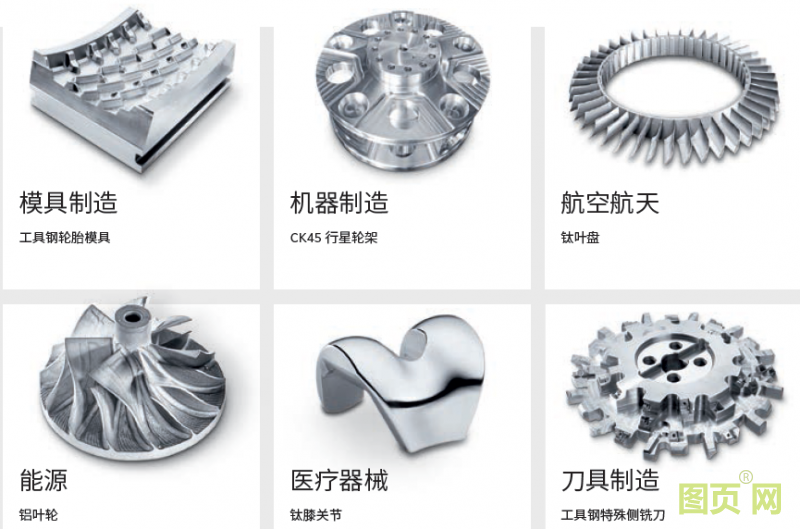 五軸機(jī)床應(yīng)用圖片