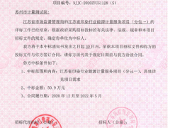 蘇州計量測試院中標江蘇印染行業能源計量服務項目