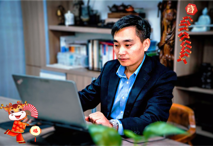 上海洛丁森工業自動化設備有限公司 總經理王徐堅給大家拜個早年