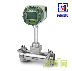 衛生型卡箍連接蒸汽流量計