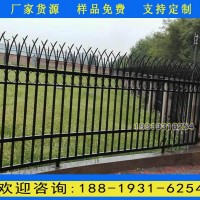 東莞鐵藝鋅鋼防爬護欄廠 工地藍白色組裝柵欄 圍墻鐵柵欄廠家