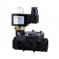 三力信_SLP塑料系列二位二通先導式電磁閥/常開型_電磁閥