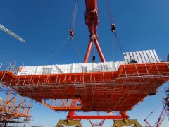 渤海首個(gè)千億方大氣田I期海上平臺(tái)全部建造完工