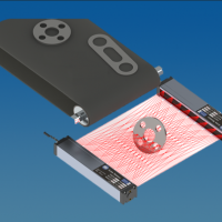 高精度無盲區計數光柵 交叉光路設計 卡片也可檢測