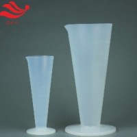 200ml透明聚四氟乙烯量杯耐腐蝕空白值低pfa量杯