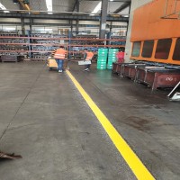 蘇州廠區(qū)消防車道、工廠走道標志線施工、行車道地面畫線價格