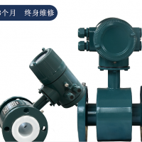 智能電磁流量計四氟PTFE襯里一體式RS485定量控制儀表